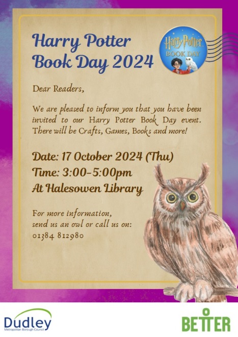 Halesowen Library - Harry Potter Book Day 2024